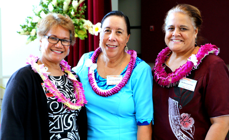 ASCC President and Administrators on College Awareness Day